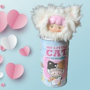 zZoton My Little Cat Tsundere Persian Cat Open Container with Card